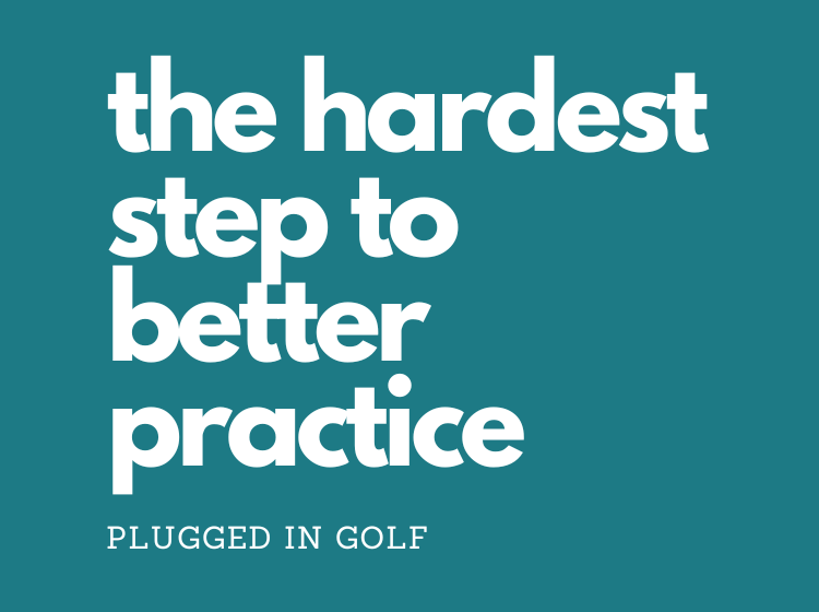 The Hardest Step to Better Practice